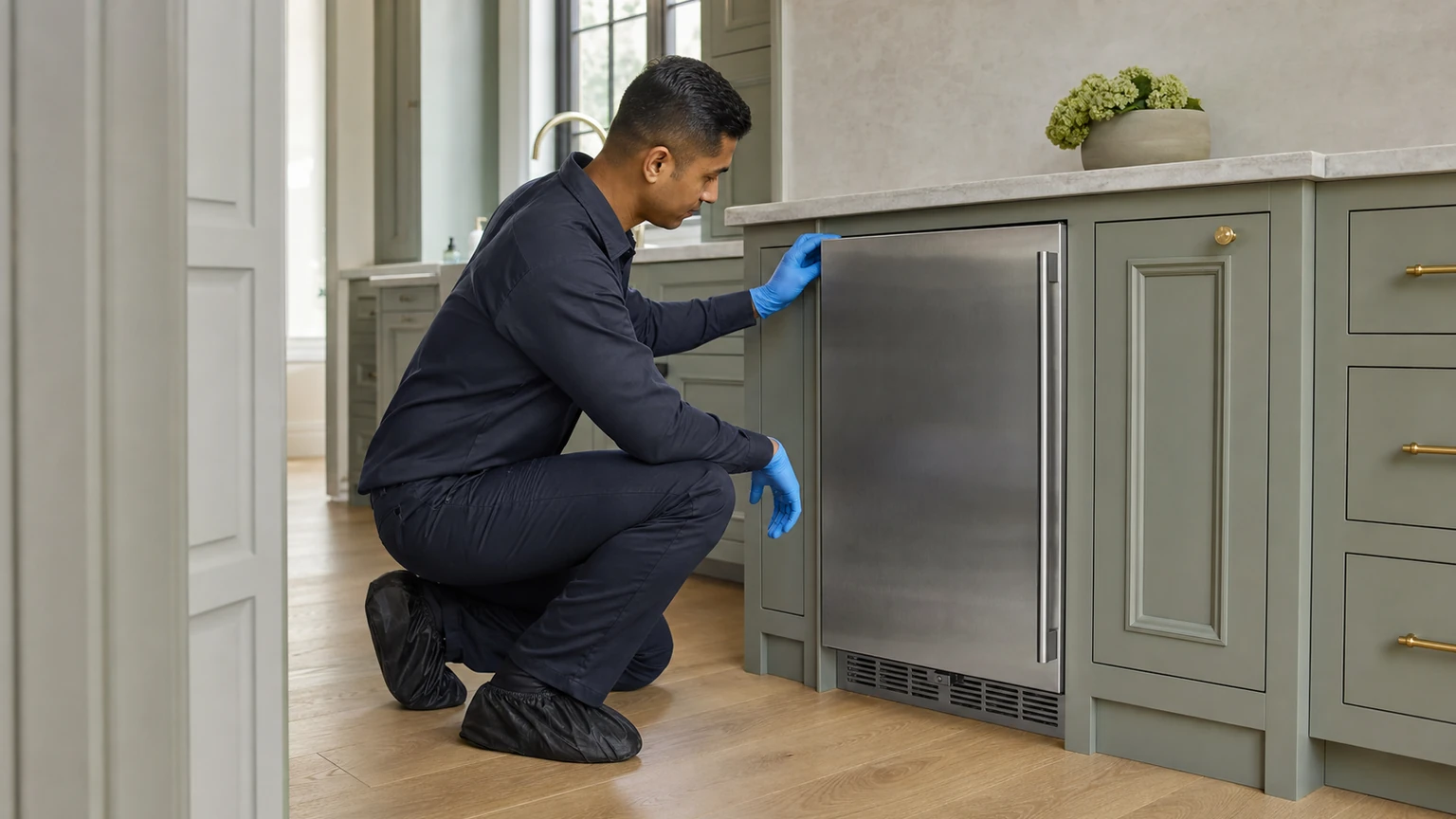 Undercounter ice maker diagnostic visit in Darien